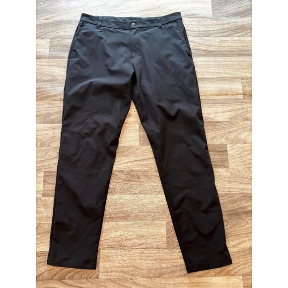 lululemon athletica Other - Lululemon Pants Mens 36x32 Black Chino ABC Classic Fit Stretch 5 Pocket Tech